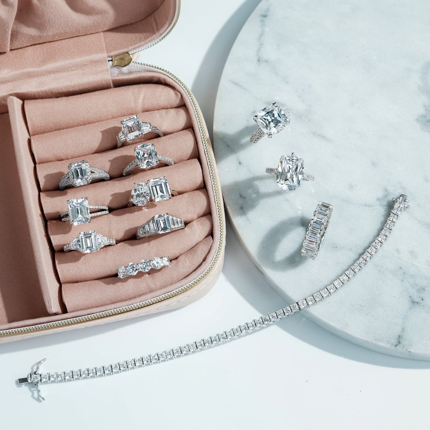 Emerald Cut Tapered Ring R2965401