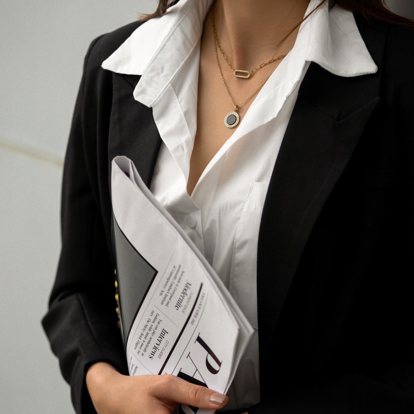 Paper Clip Chain Necklace