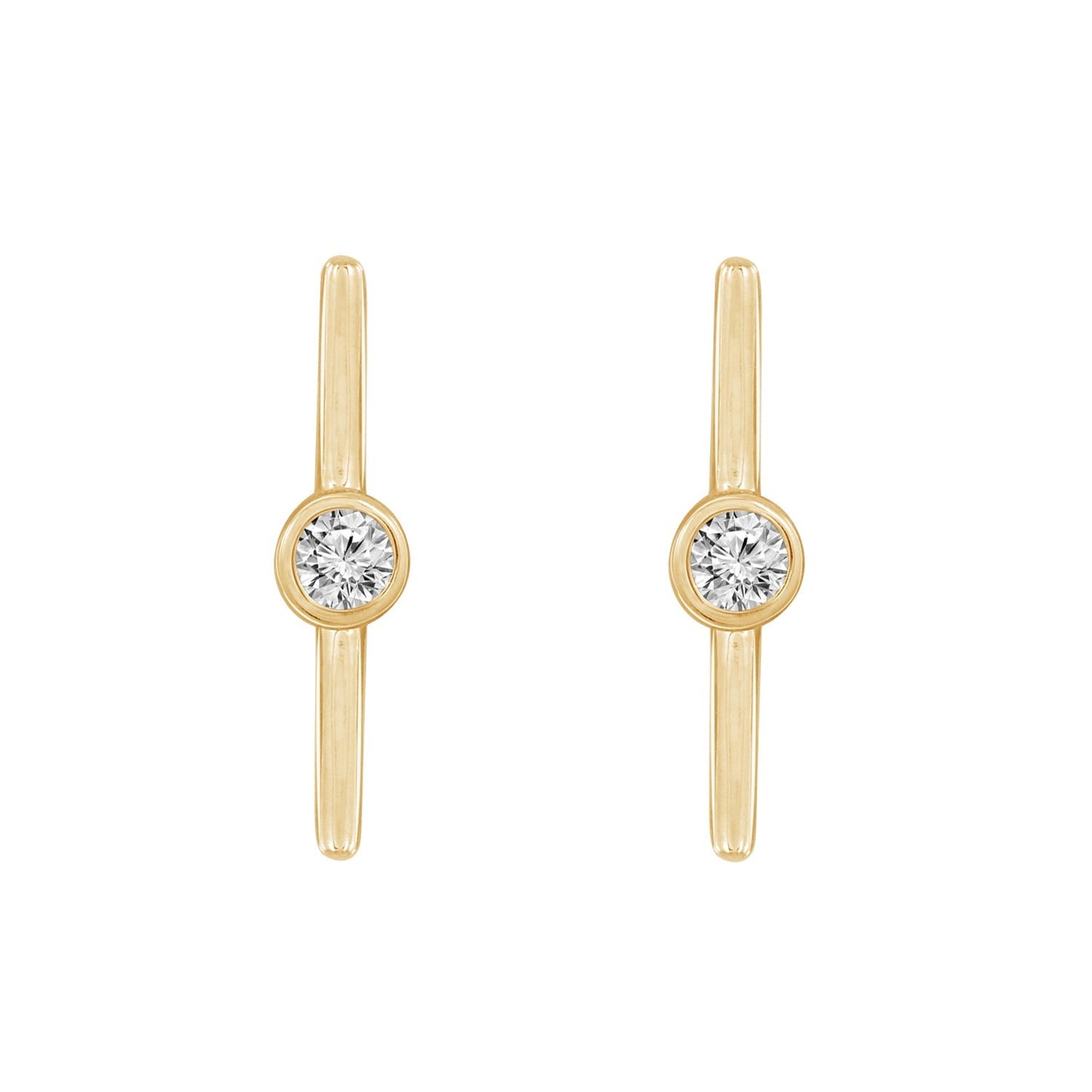 Bar Stud Earrings