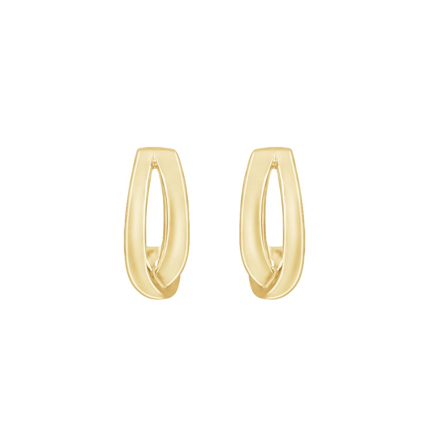 Curvy-twisted Hoop Earrings