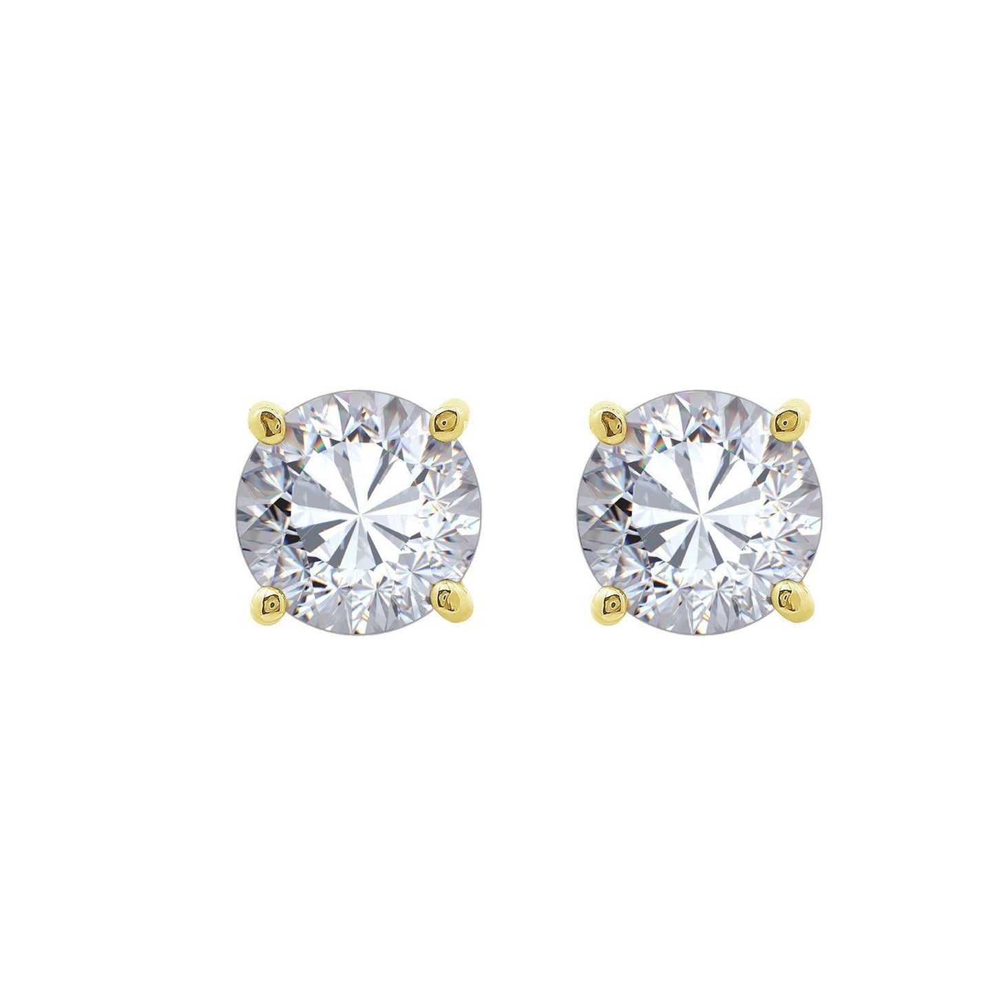 Solitaire Round Stud Earrings JEE14832