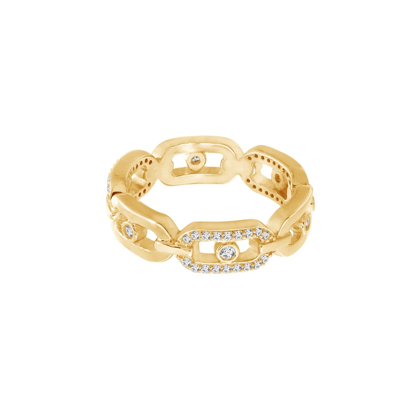 Alternative Paper Clip Chain Ring