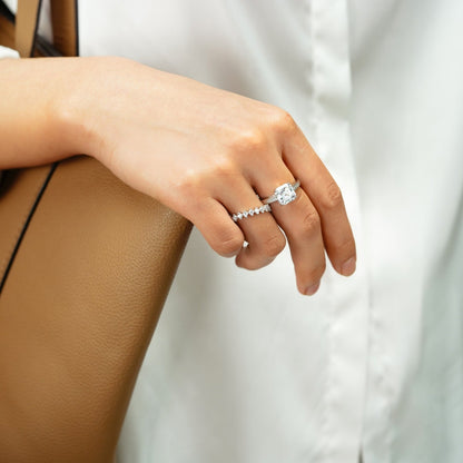 Asscher Solitaire Ring R1915201