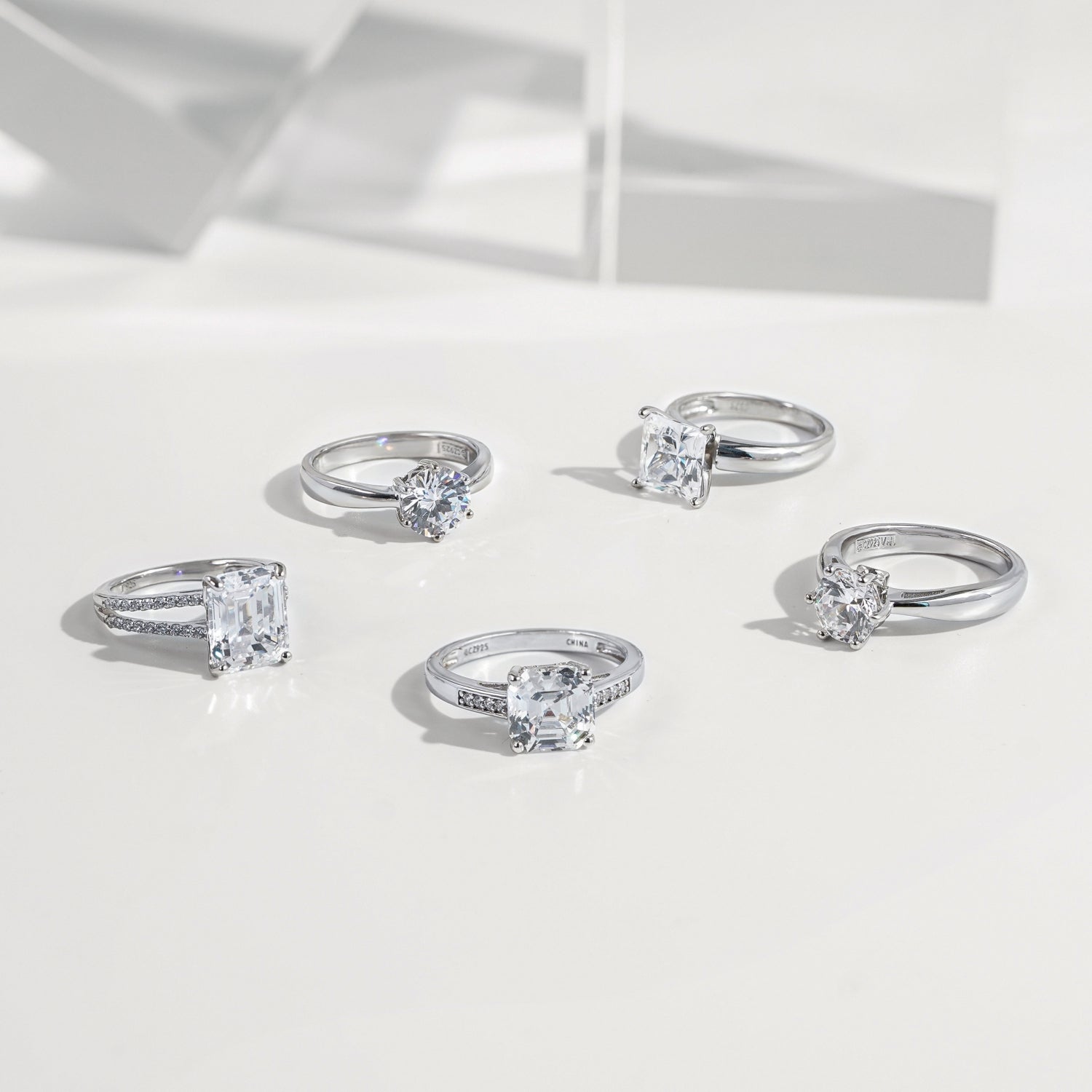 Asscher Solitaire Ring R1915201