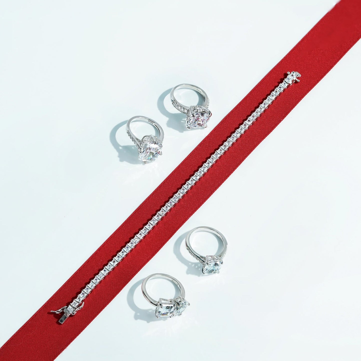 Classic 3mm Princess Cut Tennis Bracelet