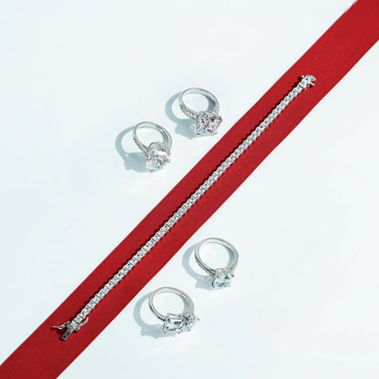 Classic 3mm Princess Cut Tennis Bracelet