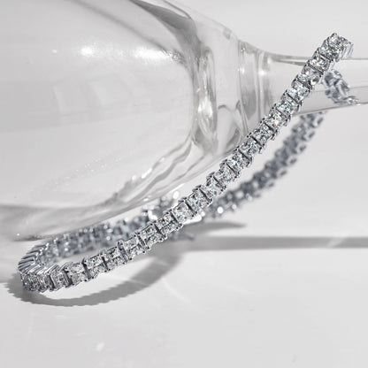 Classic 3mm Princess Cut Tennis Bracelet