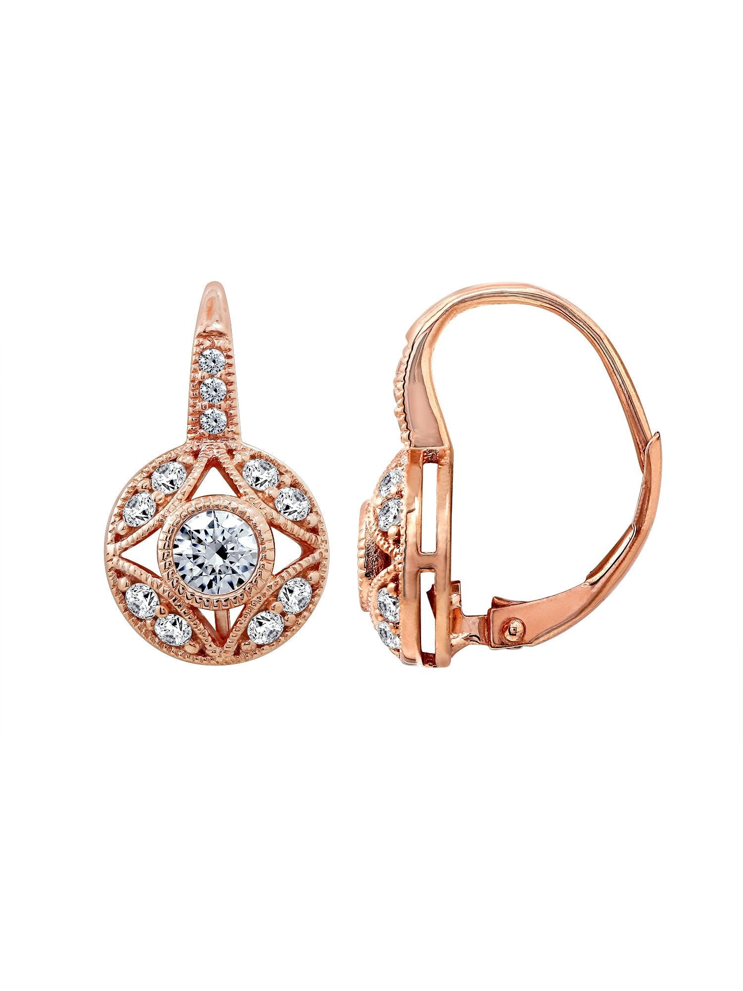 Hollow Round Antique Earrings