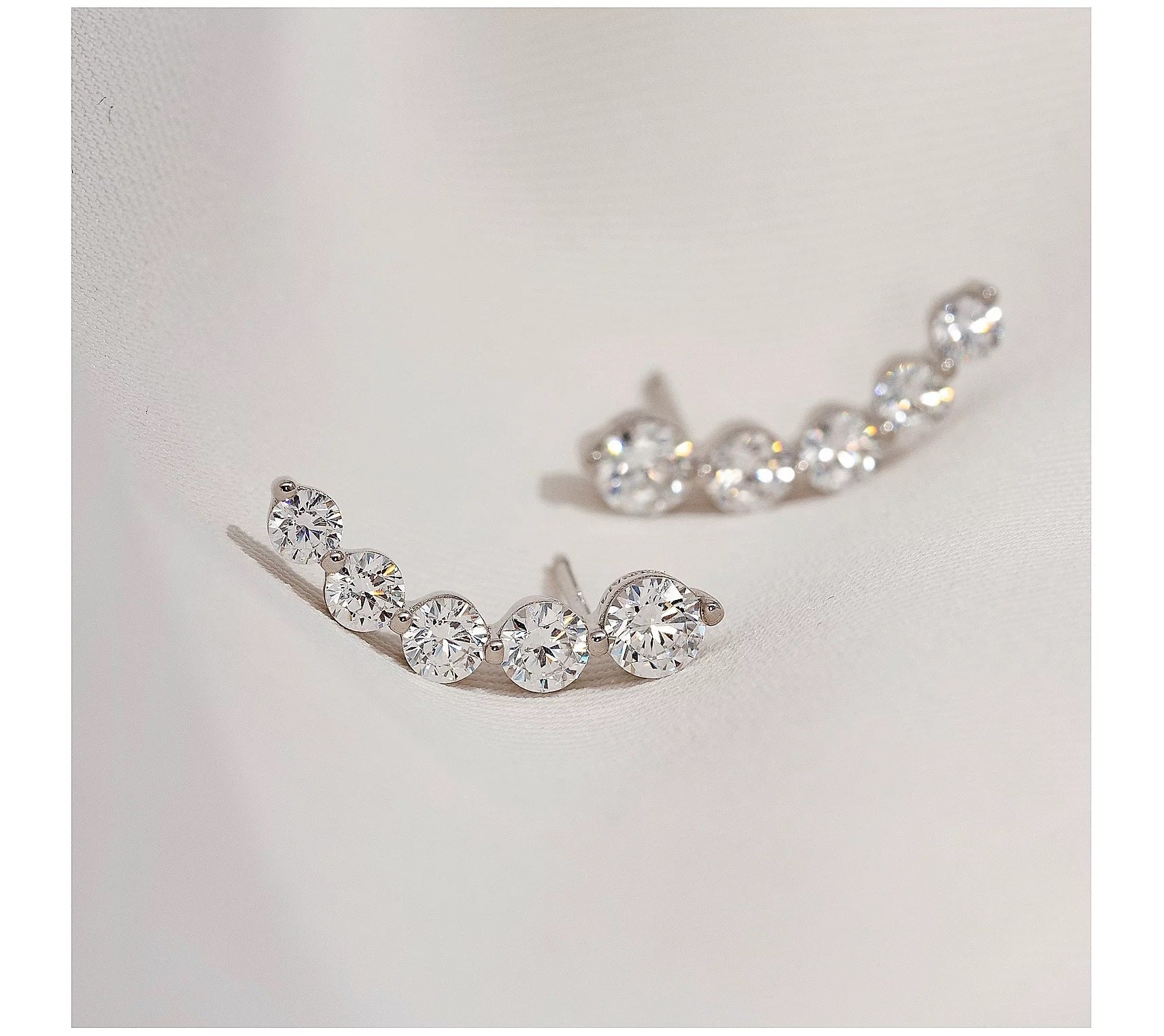 2.40 cttw Ear Climber Earrings JEE22012