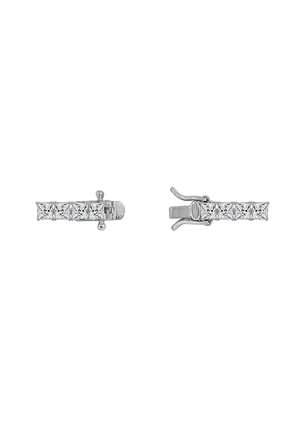 Classic 3mm Princess Cut Tennis Bracelet