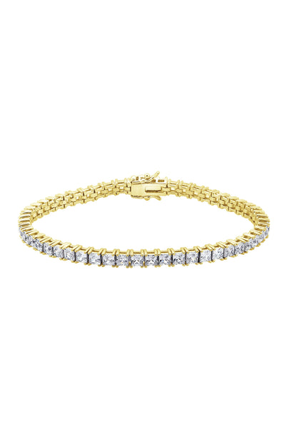 Classic 3mm Princess Cut Tennis Bracelet