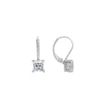 2.00 cttw Princess-Cut Lever Back Earring