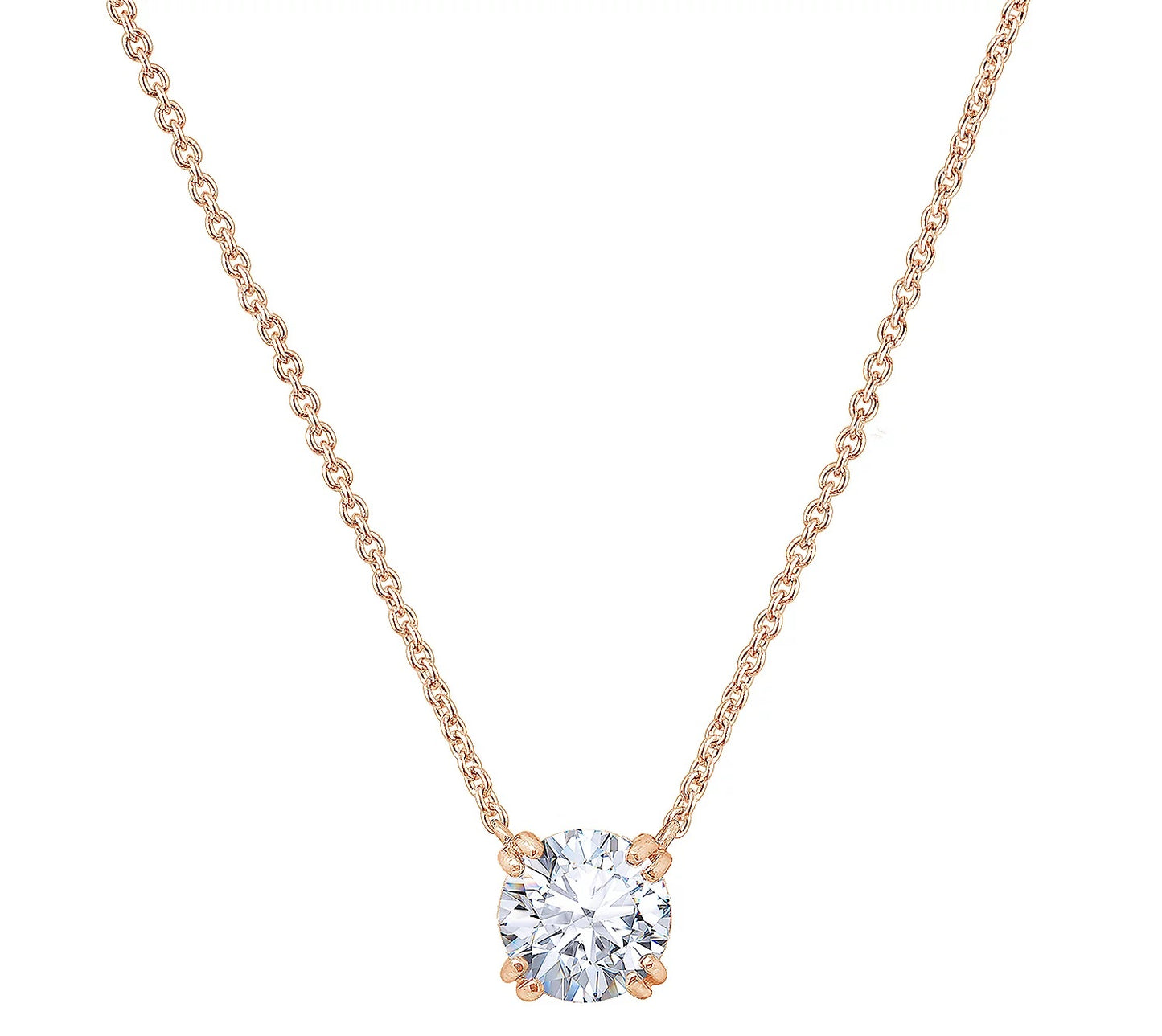 3.00 cttw Round Solitare Necklace