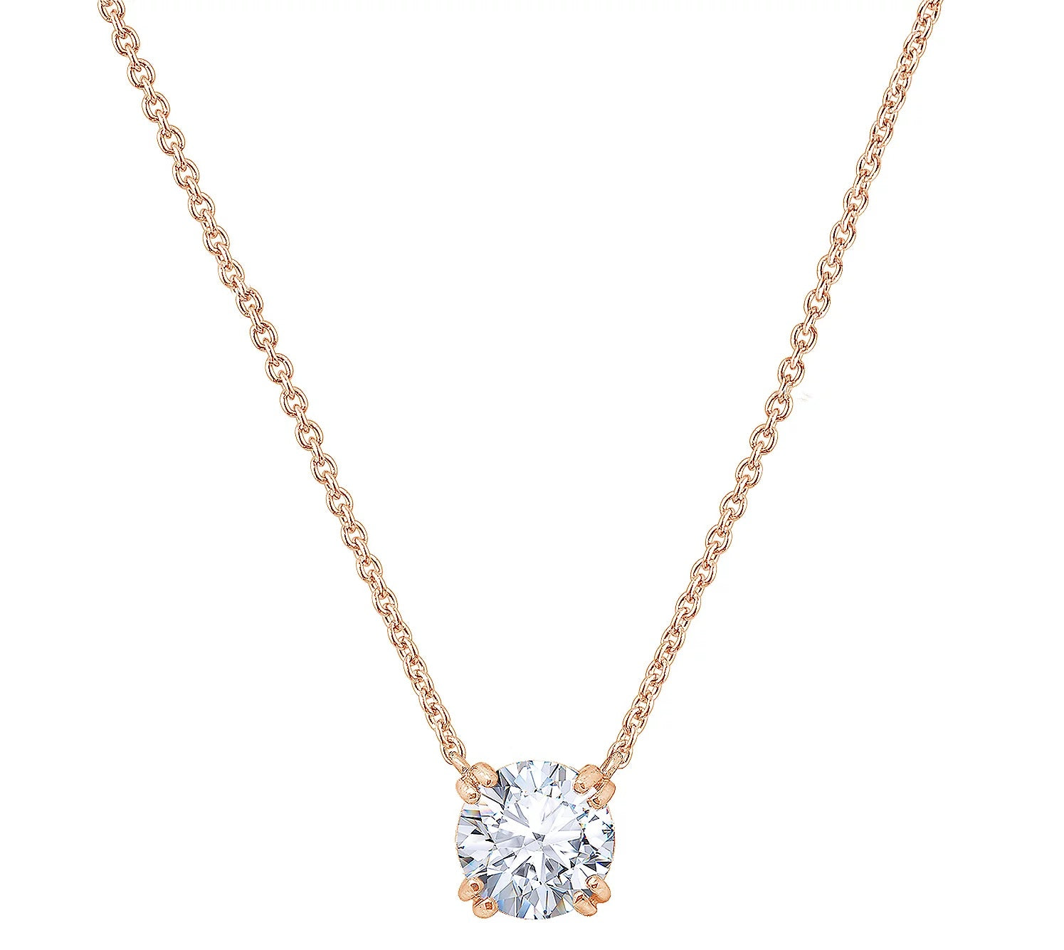3.00 cttw Round Solitare Necklace