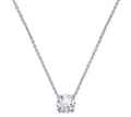 3.00 cttw Round Solitare Necklace