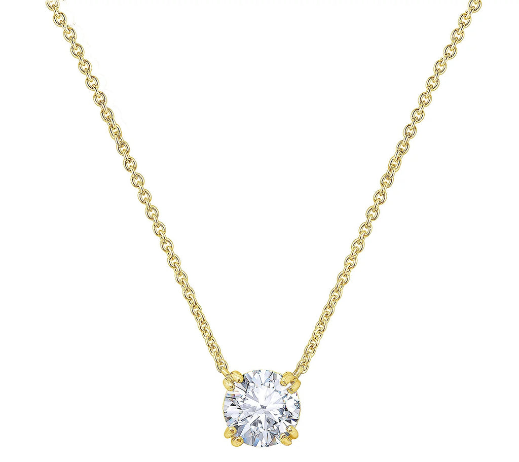 3.00 cttw Round Solitare Necklace