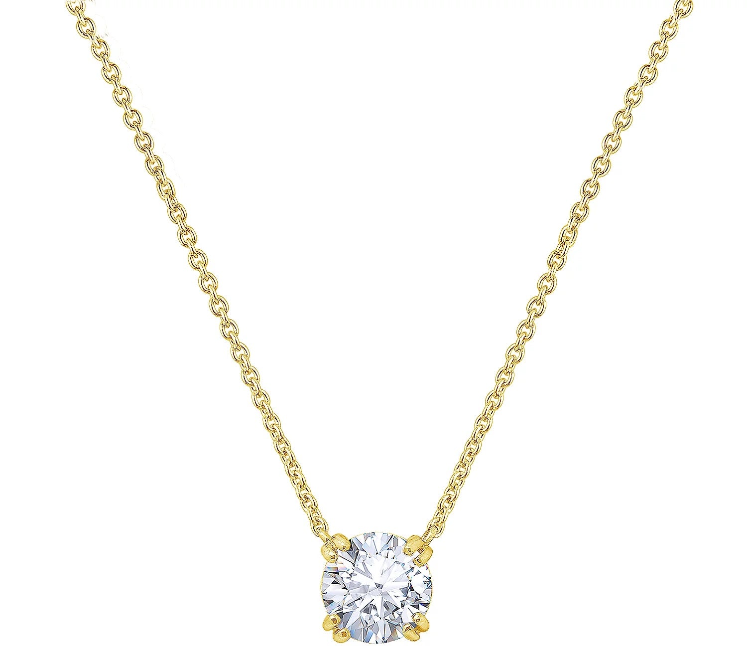 3.00 cttw Round Solitare Necklace