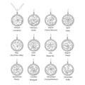 Birth Month Flower Pendant w/ Chain JEP23572