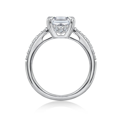 2.60 cttw Asscher Cut Bridal Ring