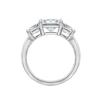 3.50 cttw 3 Stone Princess Cut Ring