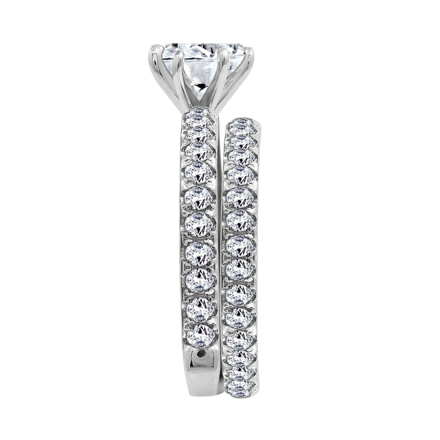 1.90 cttw 2 Piece Round Ring Set JER00615