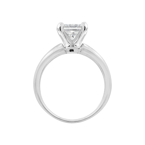 2.2ct Cushion Solitaire Ring