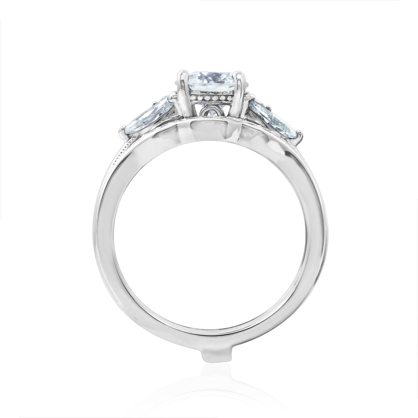 2.95 cttw Set of 2 Rings Jacket Set