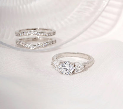 2.95 cttw Set of 2 Rings Jacket Set