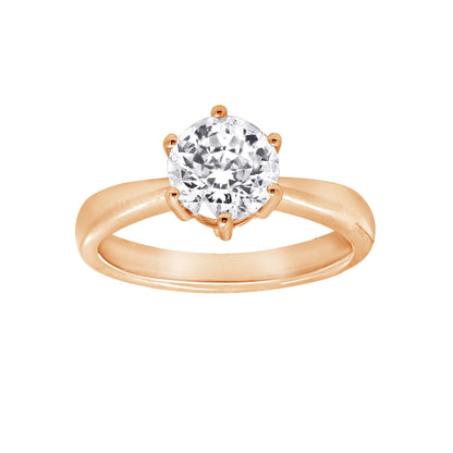 2.00cttw Six Prongs Round Solitaire Ring