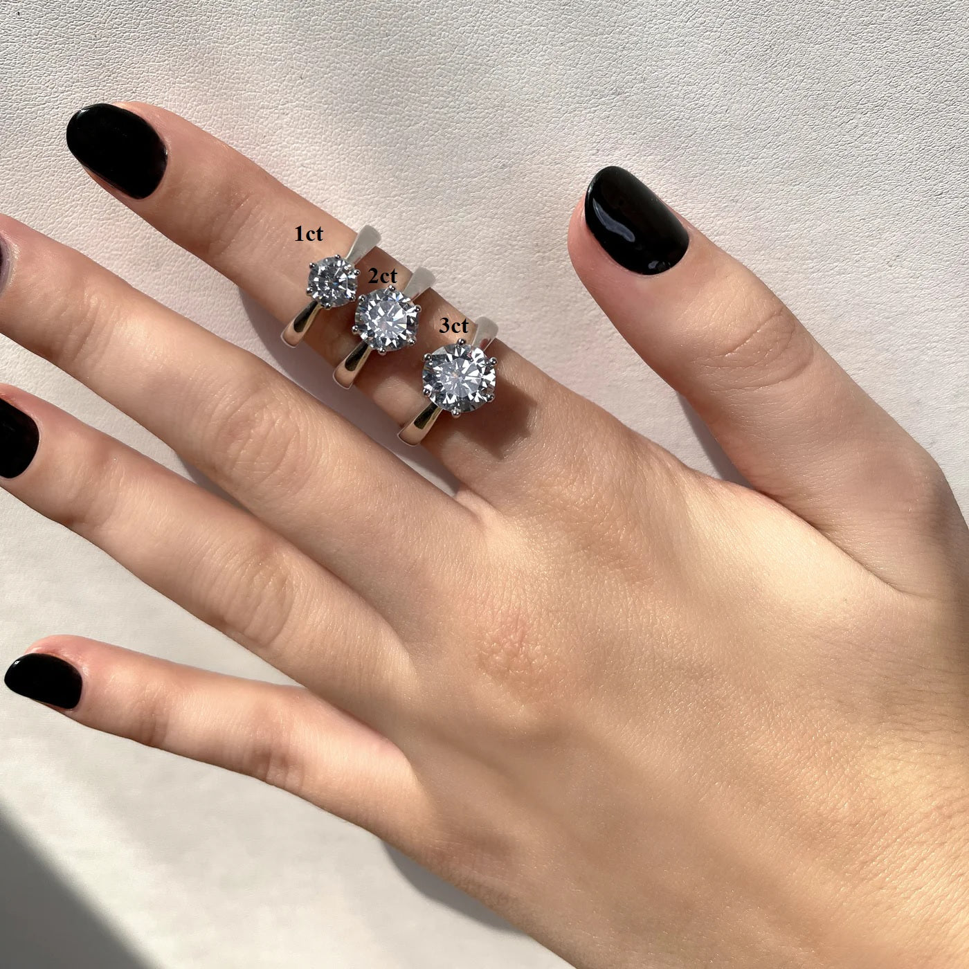 2.00cttw Six Prongs Round Solitaire Ring