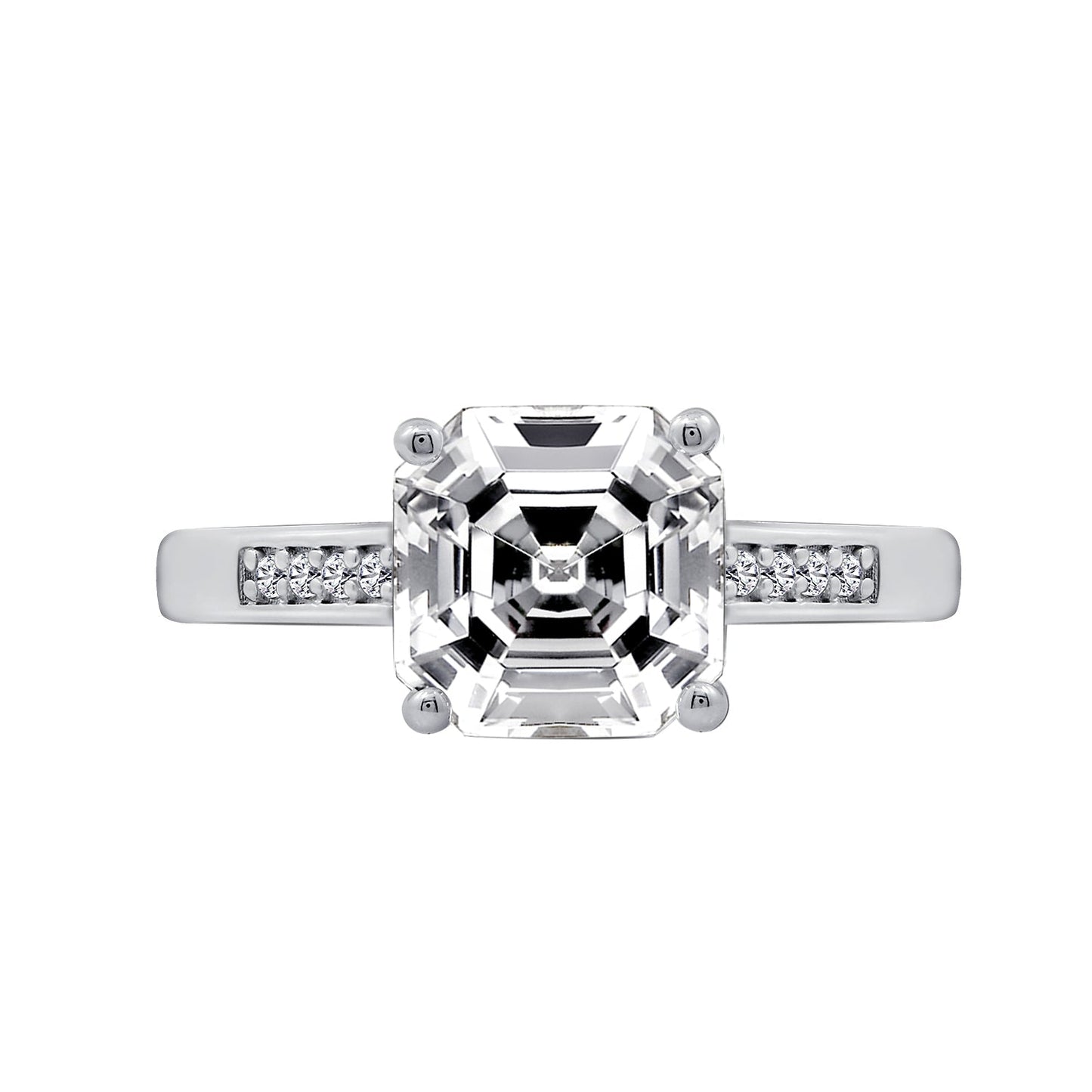 Asscher Solitaire Ring R1915201