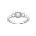 1.00cttw Round 3-Stone Ring