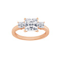 2.00cttw Princess-Cut 3-Stone Ring