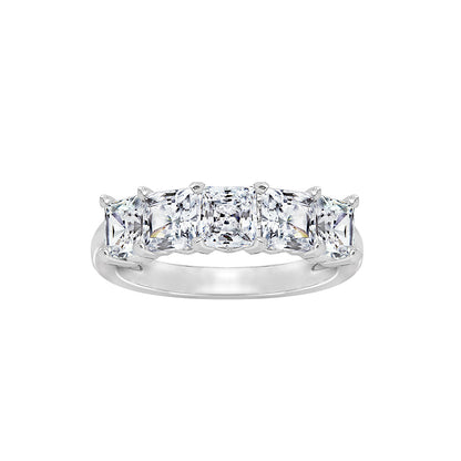 3.00cttw Princess-Cut 5-Stone Ring