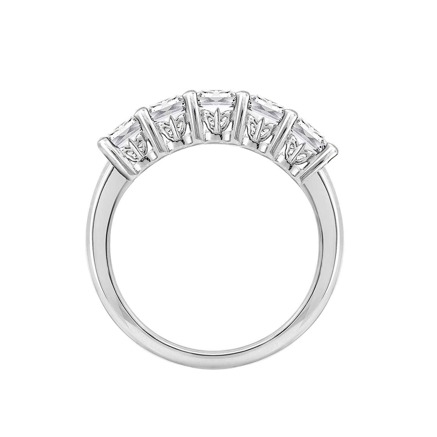 3.00cttw Princess-Cut 5-Stone Ring