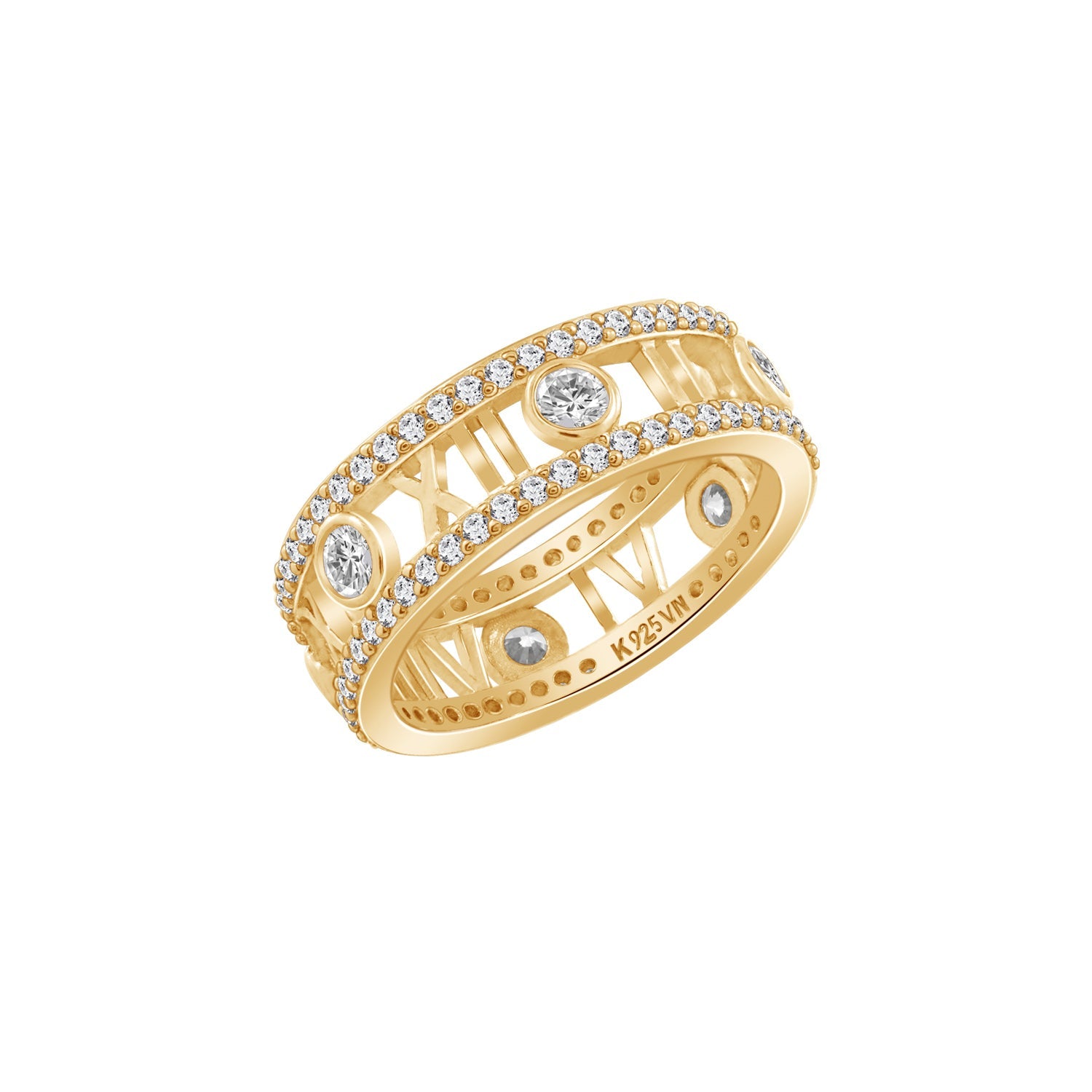 Roman Numeral Band Ring JER21393