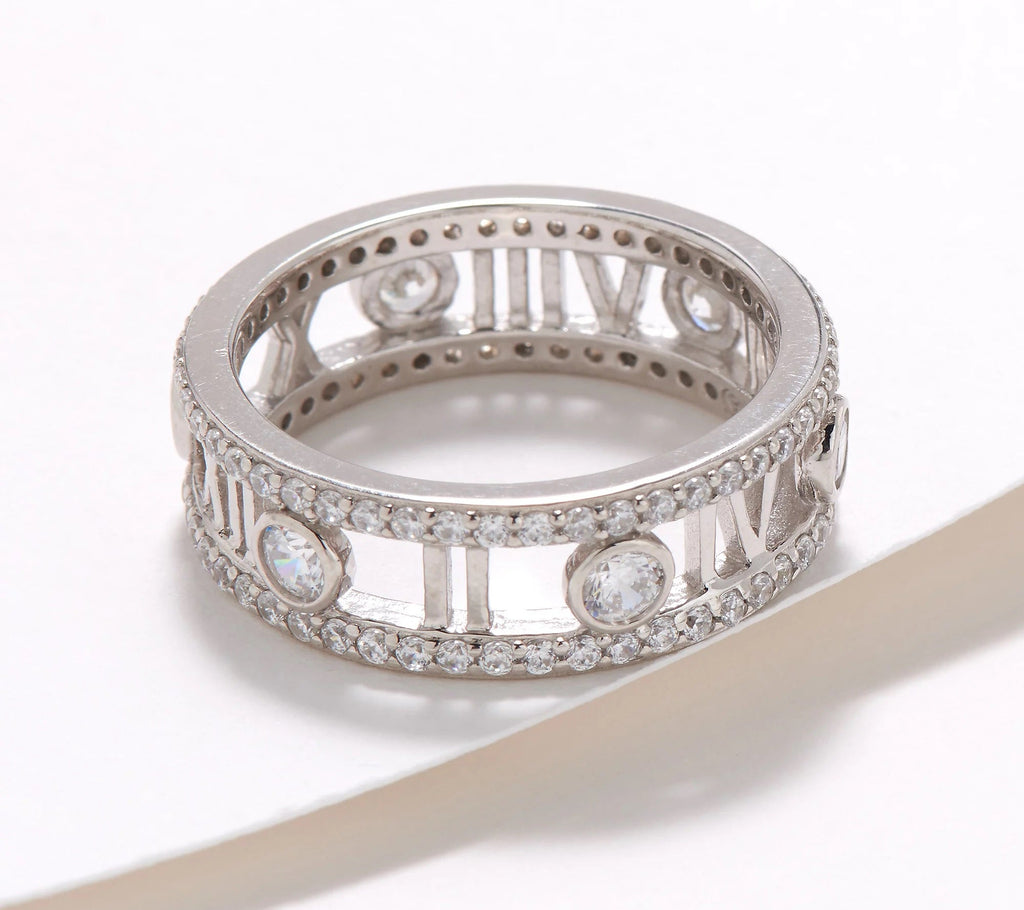 Roman Numeral Band Ring JER21393