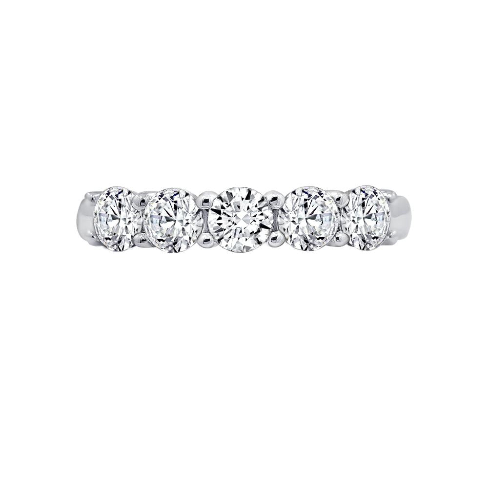 100-Facet Round 5-Stone Ring JER08200