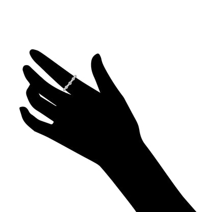 Tension Set Band Ring