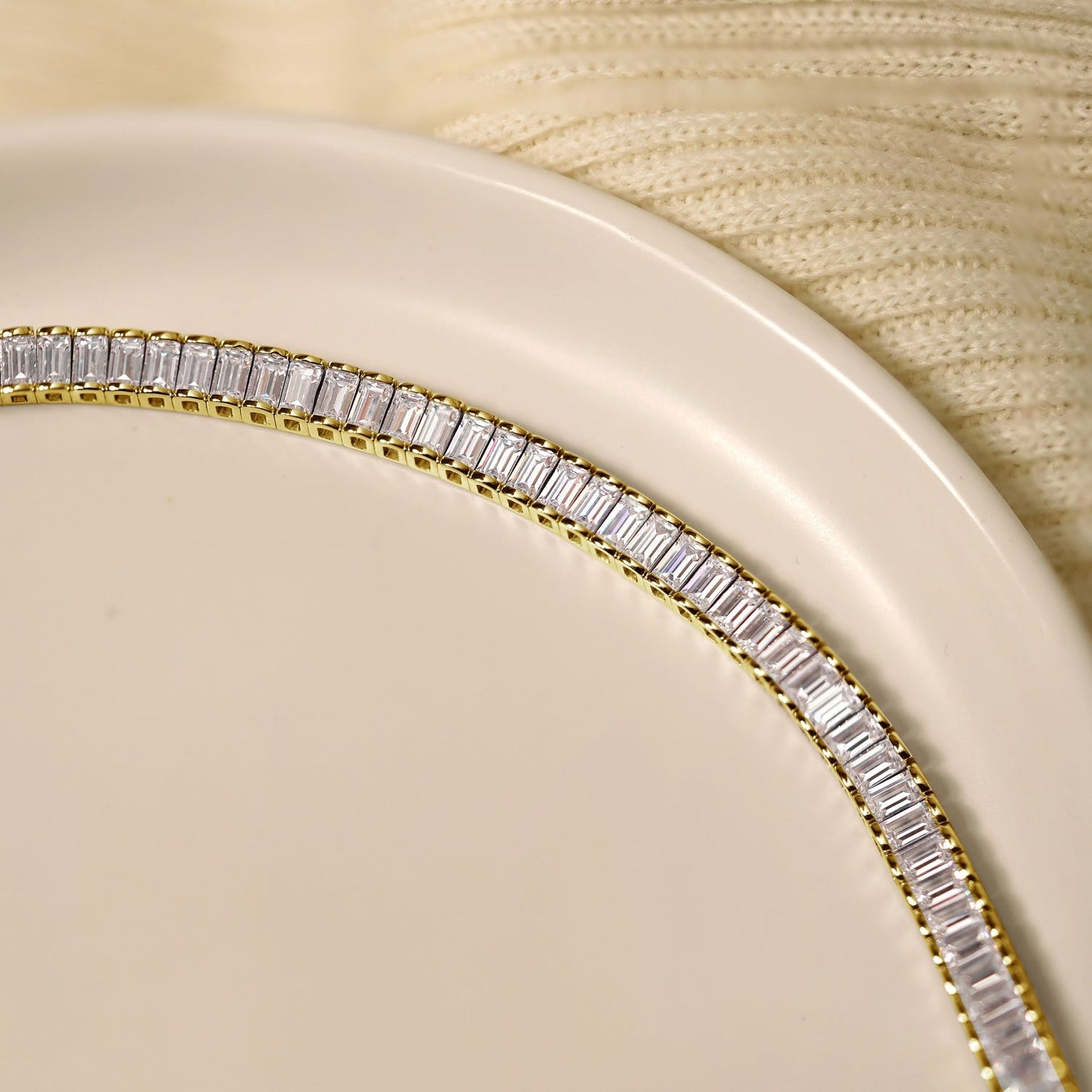 Vertical Baguette Tennis Bracelet JEB02911