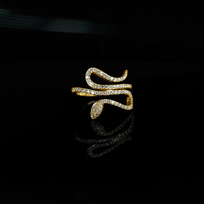 Serpent Swirl Ring