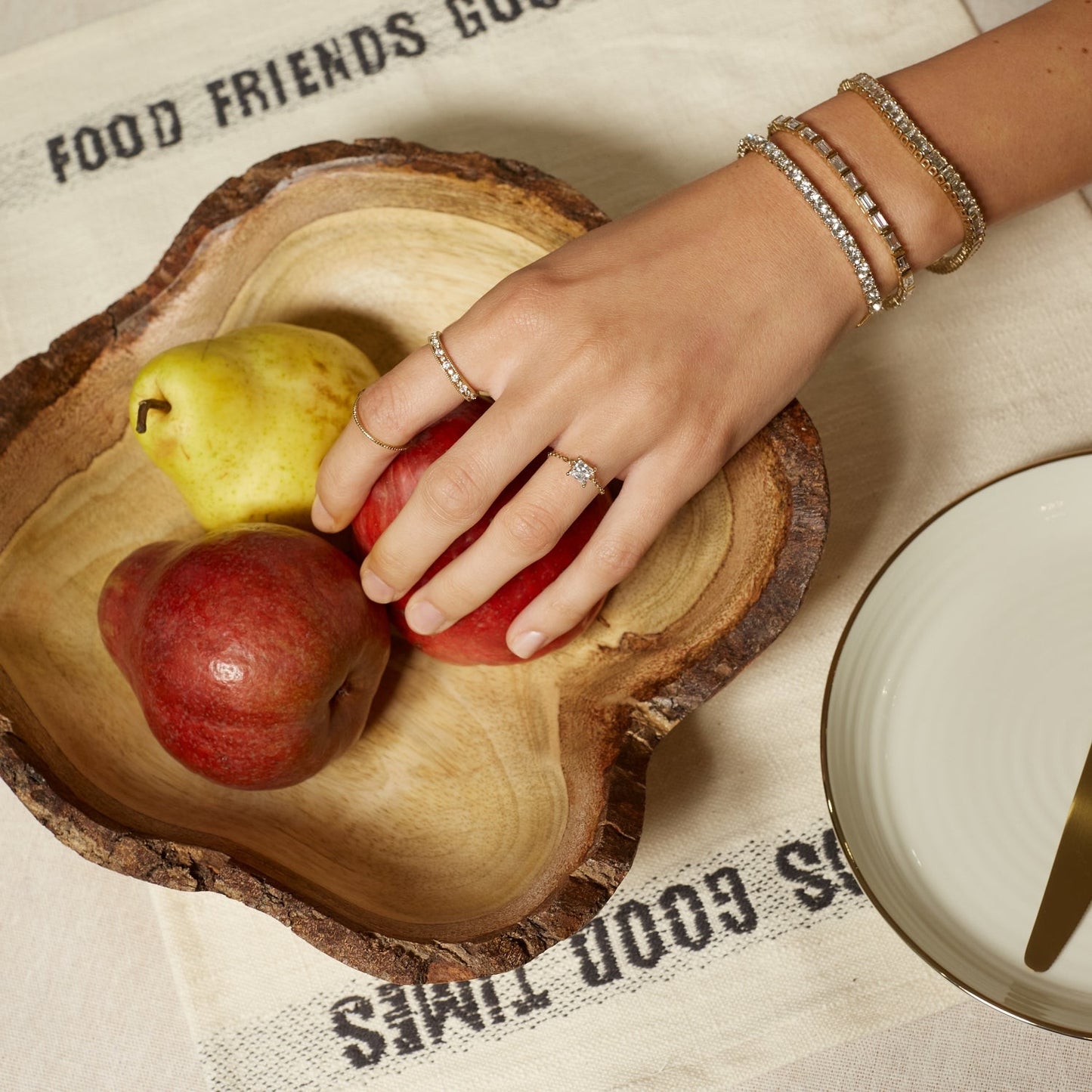 Horizonal Baguette Tennis Bracelet JEB11077