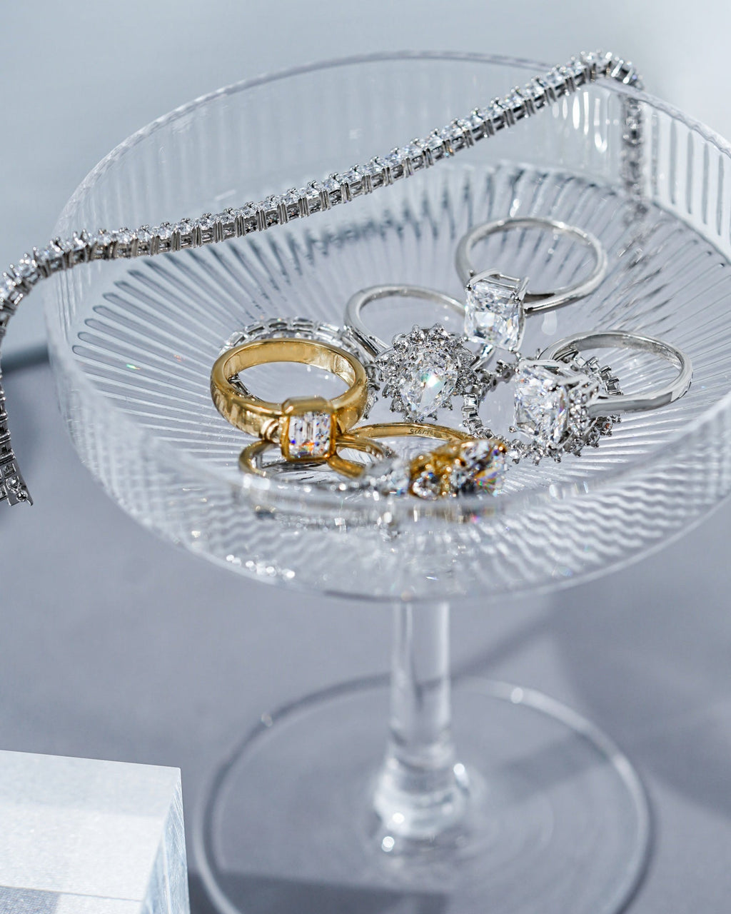 Emerald Bezel Engagement Ring JER22602