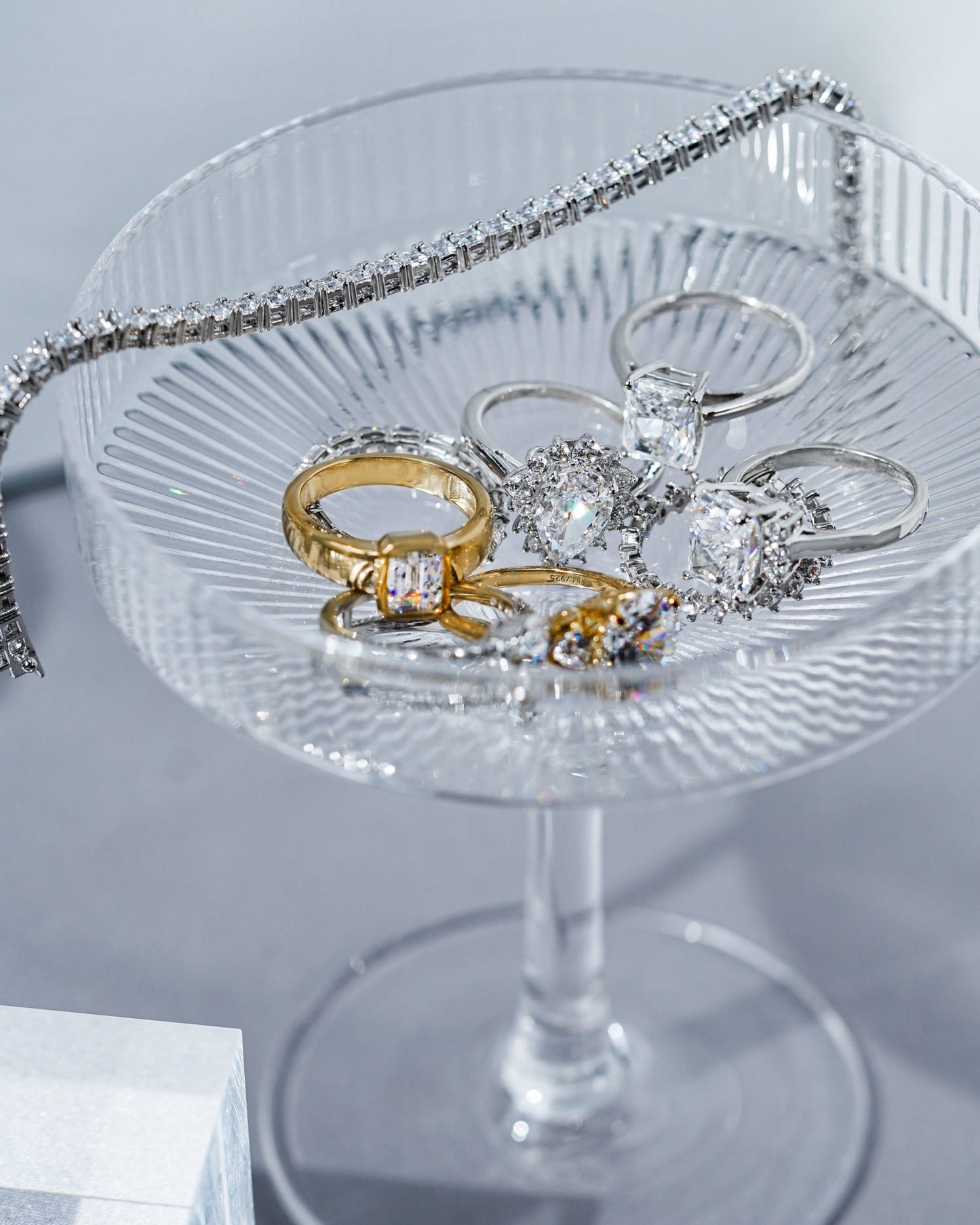 Emerald Bezel Engagement Ring JER22602