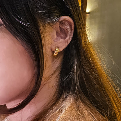 Mini Bold Hoop Earrings