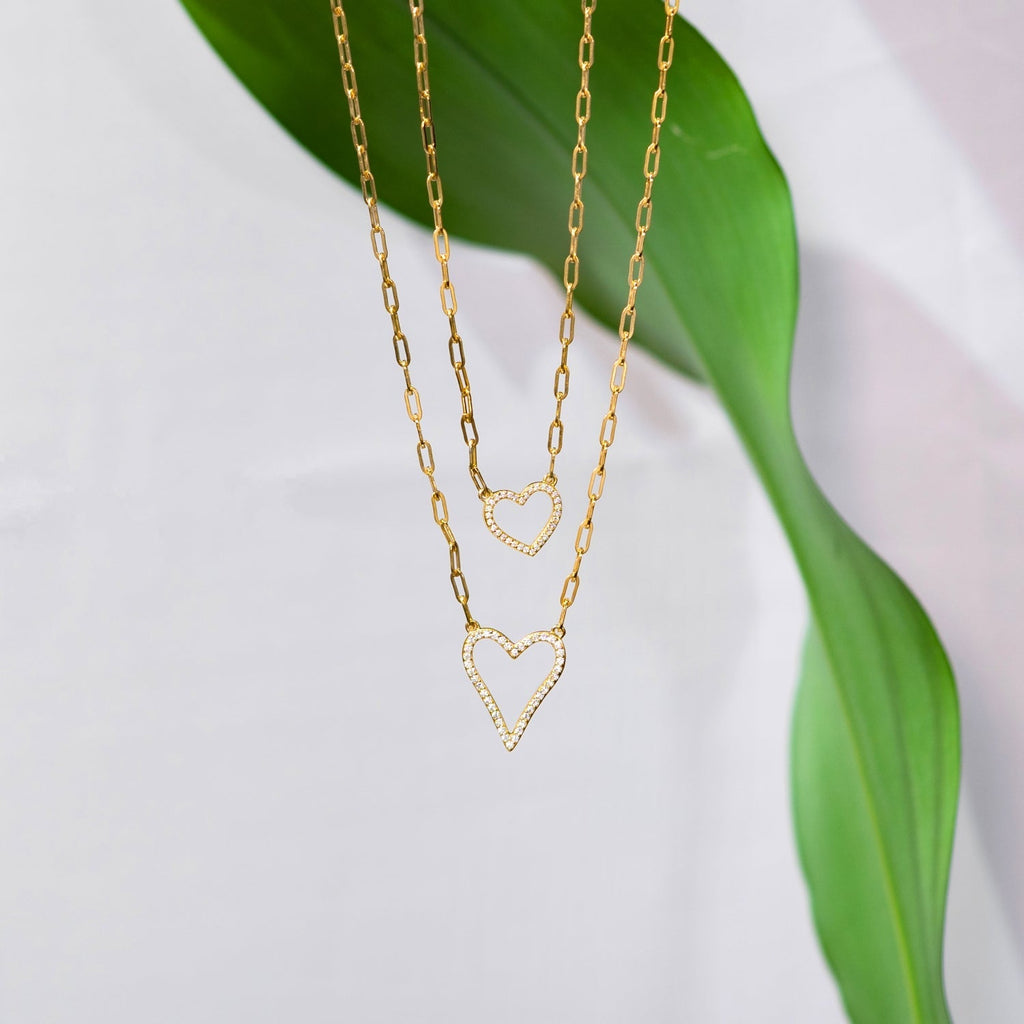 Heart Pendant Necklace JEN24119