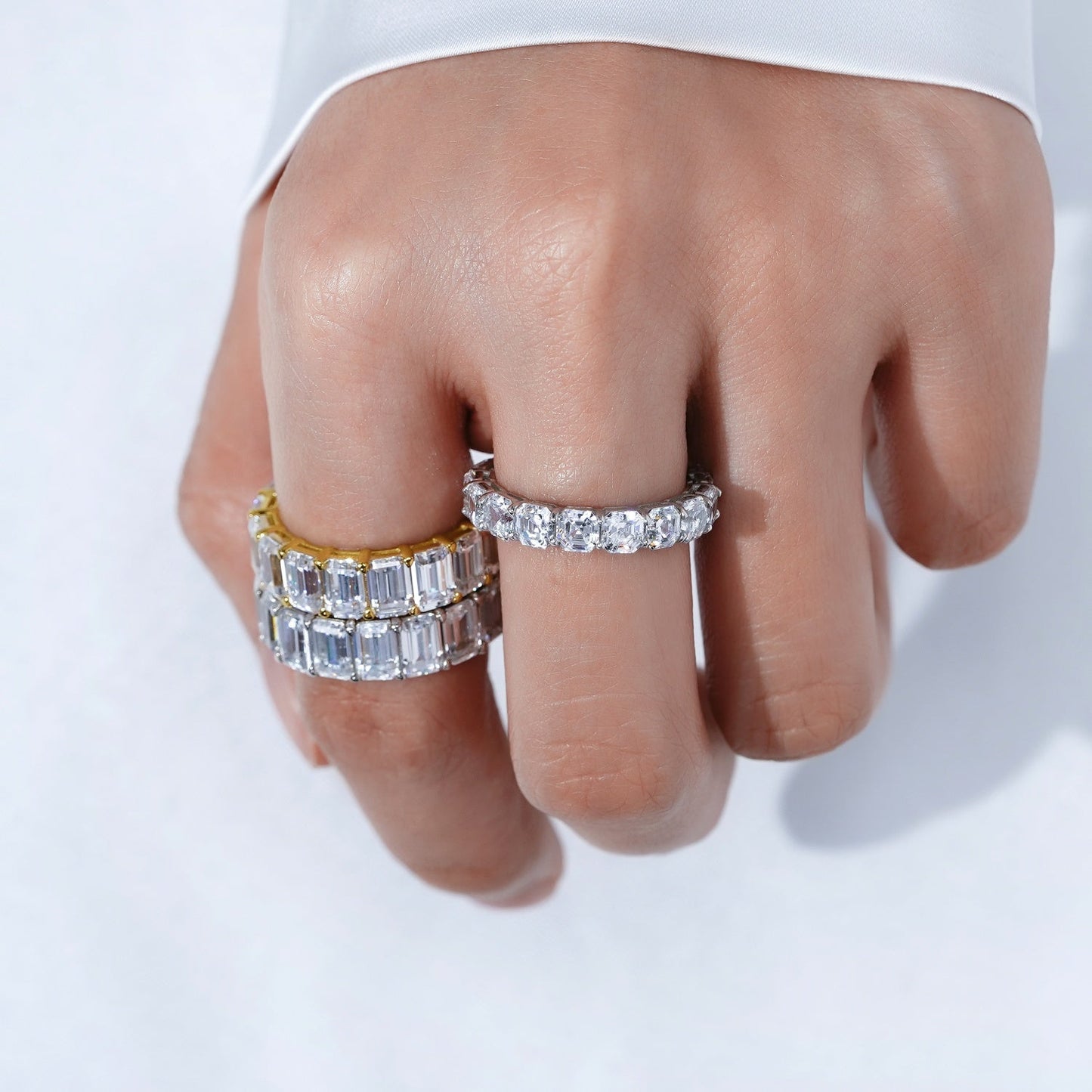 Asscher Eternity Ring