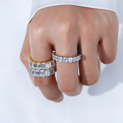 Asscher Eternity Ring