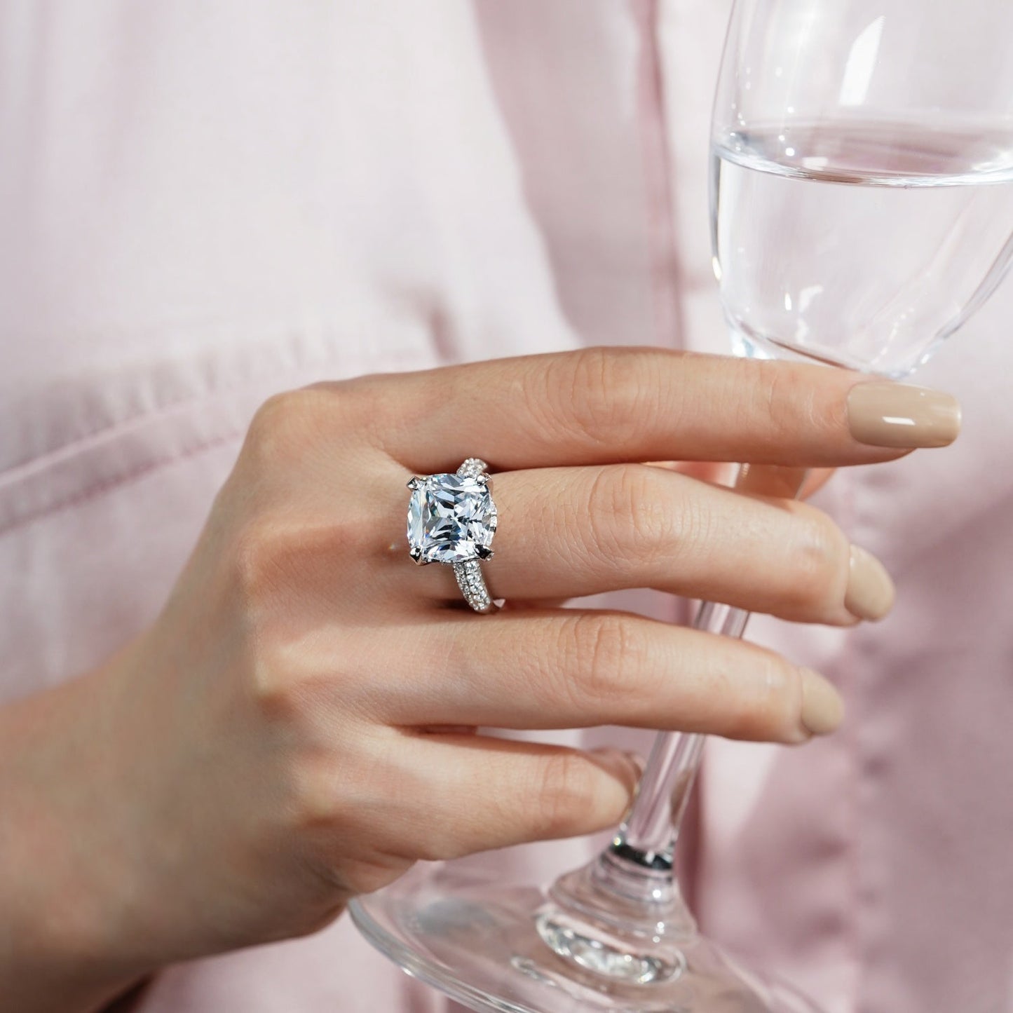 Fancy Gallery Cushion Cocktail Ring JER04008