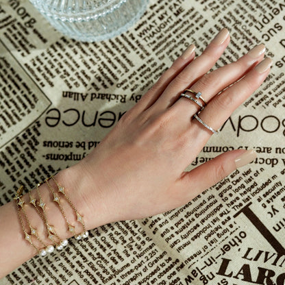 Ring Bar - Linear Baguette Band Ring